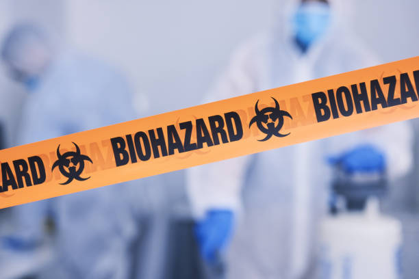 Professional Biohazard technician working in Round Rock, TX